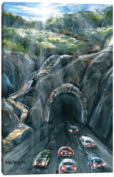 Wide And Narrow Ways Canvas Art Print - Tunnel & Subway Art