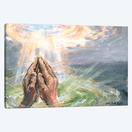 The Prayer Canvas Print #PYE149} by Melani Pyke Canvas Artwork