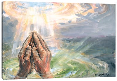 The Prayer Canvas Art Print - Melani Pyke