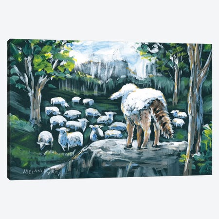 Wolf In Sheep's Clothing Canvas Print #PYE151} by Melani Pyke Canvas Print