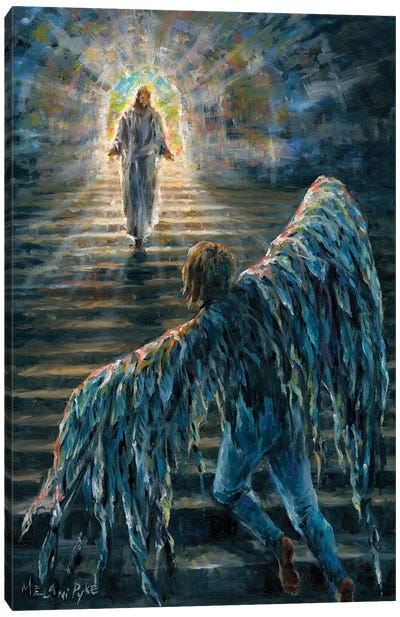 Broken Wings Canvas Art Print - Jesus Christ