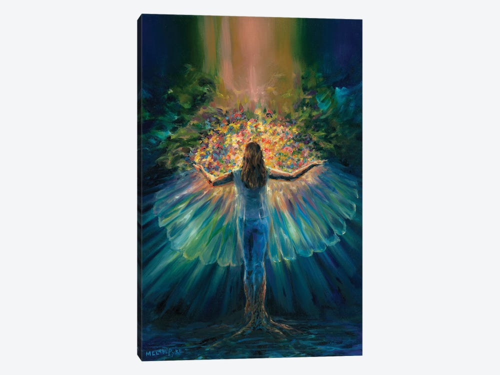 Created Anew With Wings Of Light by Melani Pyke 1-piece Canvas Print