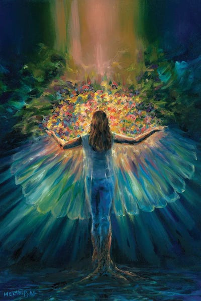 Melani Pyke: Created Anew With Wings Of Light by Melani Pyke