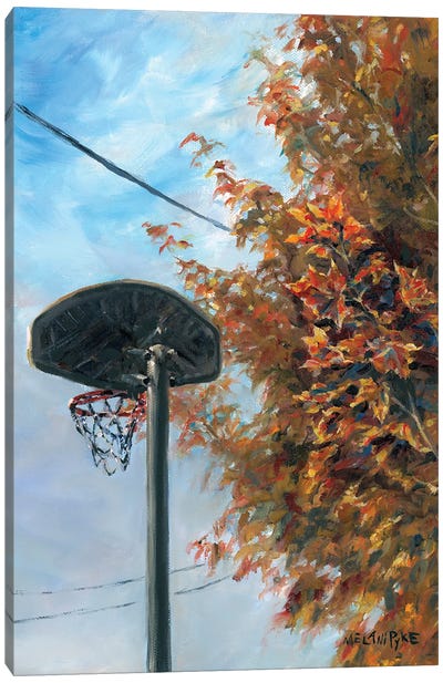 Grown In Canada Canvas Art Print - Basketball Art