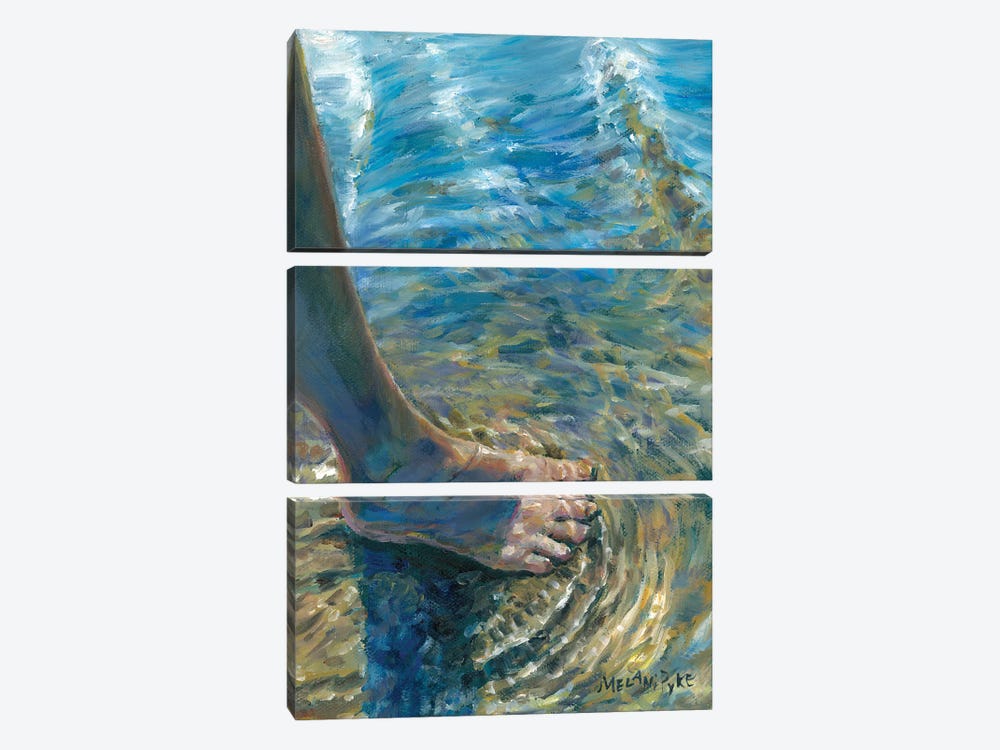 Interrupted Flow by Melani Pyke 3-piece Canvas Print