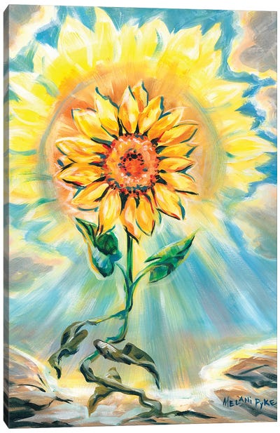 Guided By The Sun Canvas Art Print - Melani Pyke