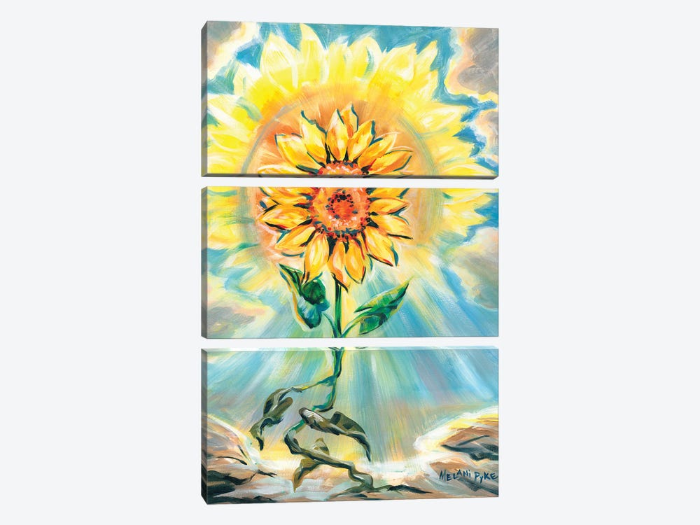 Guided By The Sun by Melani Pyke 3-piece Canvas Print