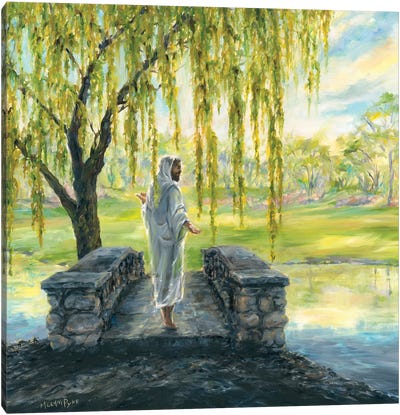 The Truth And The Light Canvas Art Print - Willow Tree Art