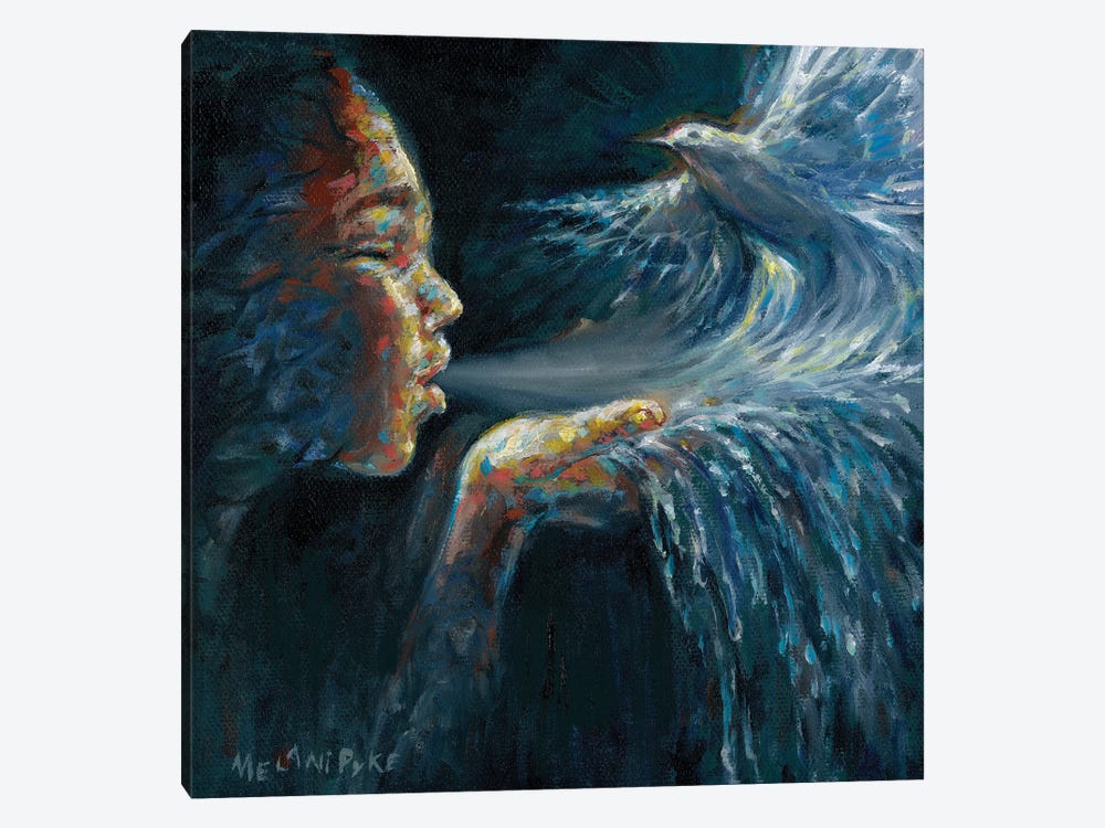 Breath To Wings Of Life Giving Water by Melani Pyke 1-piece Art Print