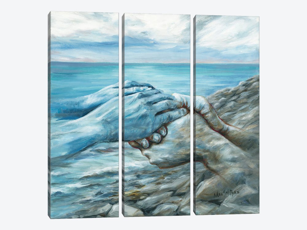 Hands Of Comfort by Melani Pyke 3-piece Canvas Art