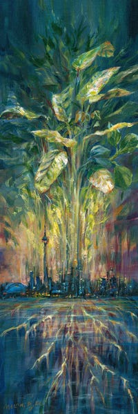 Canvas Print: Growing City by Melani Pyke
