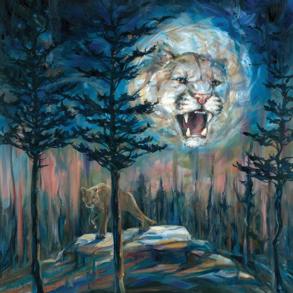 Lakehouse Décor: Mountain Lion by Melani Pyke