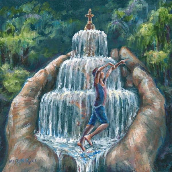 Melani Pyke: Dancing In The Fountain by Melani Pyke