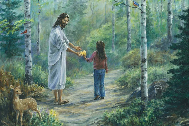 Jesus And Me by Melani Pyke wall art