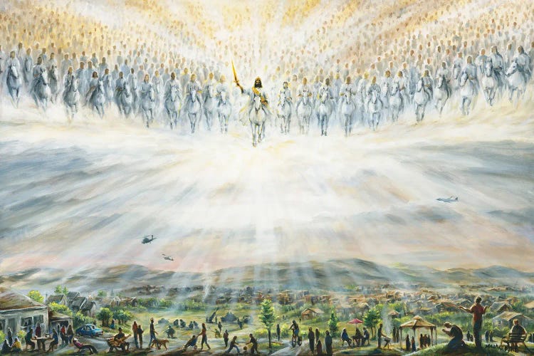 Jesus Returns by Melani Pyke wall art