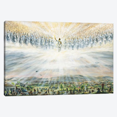 Jesus Returns Canvas Print #PYE36} by Melani Pyke Art Print