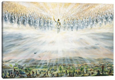 Jesus Returns Canvas Art Print - Faith Art