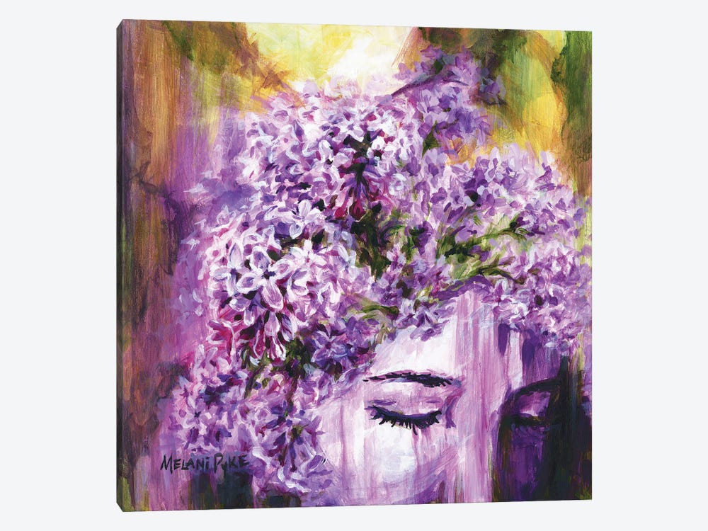 Lilacs by Melani Pyke 1-piece Canvas Artwork