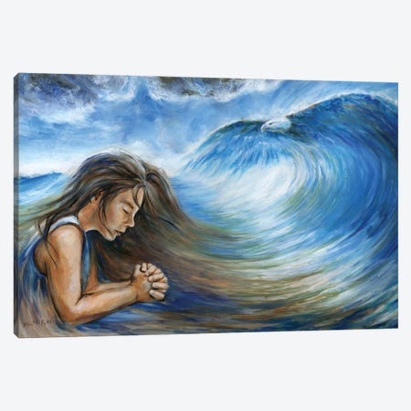 Prayer Like A Tidal Wave Canvas Print #PYE55} by Melani Pyke Canvas Print