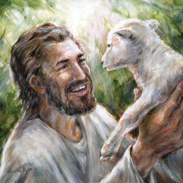 Sheep: The Shepherd Lifts Me by Melani Pyke