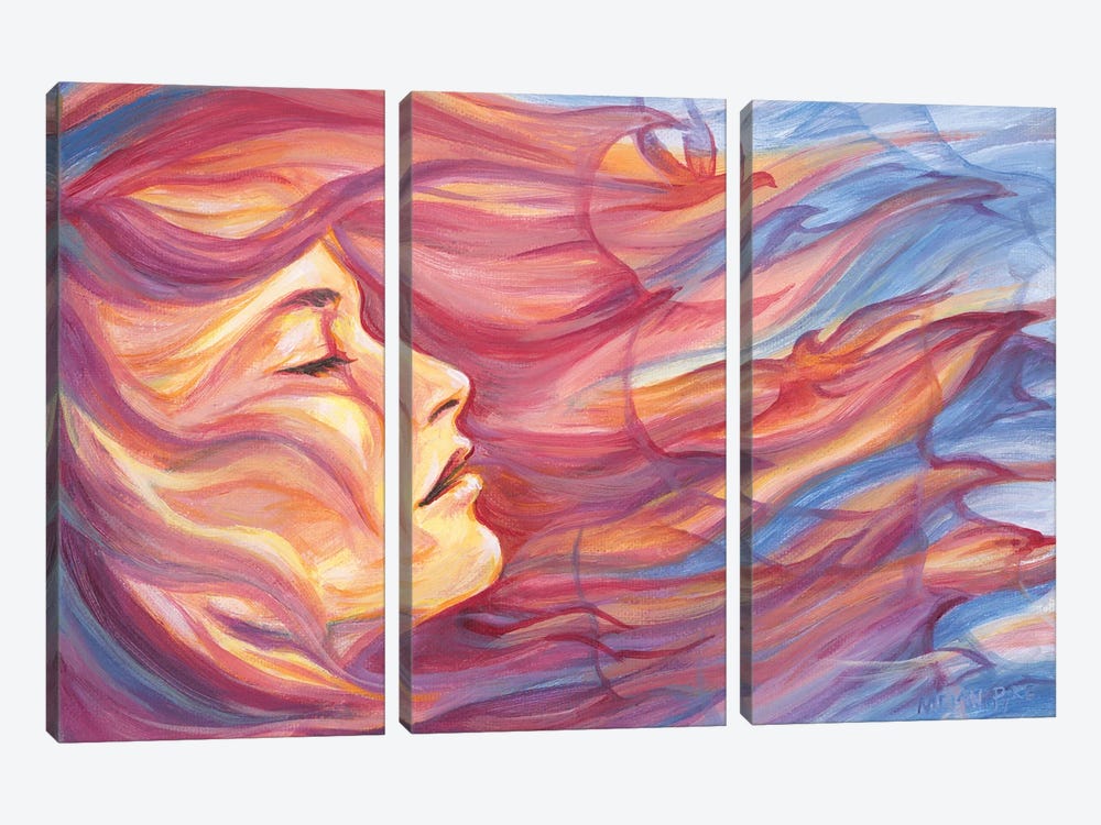 Be Free by Melani Pyke 3-piece Canvas Print