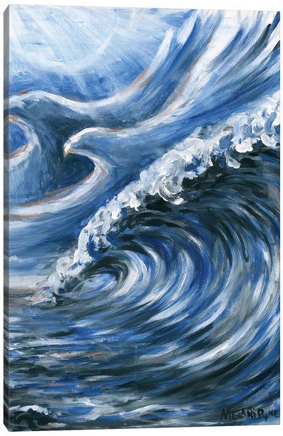 Waves Of Change Canvas Art Print - Melani Pyke