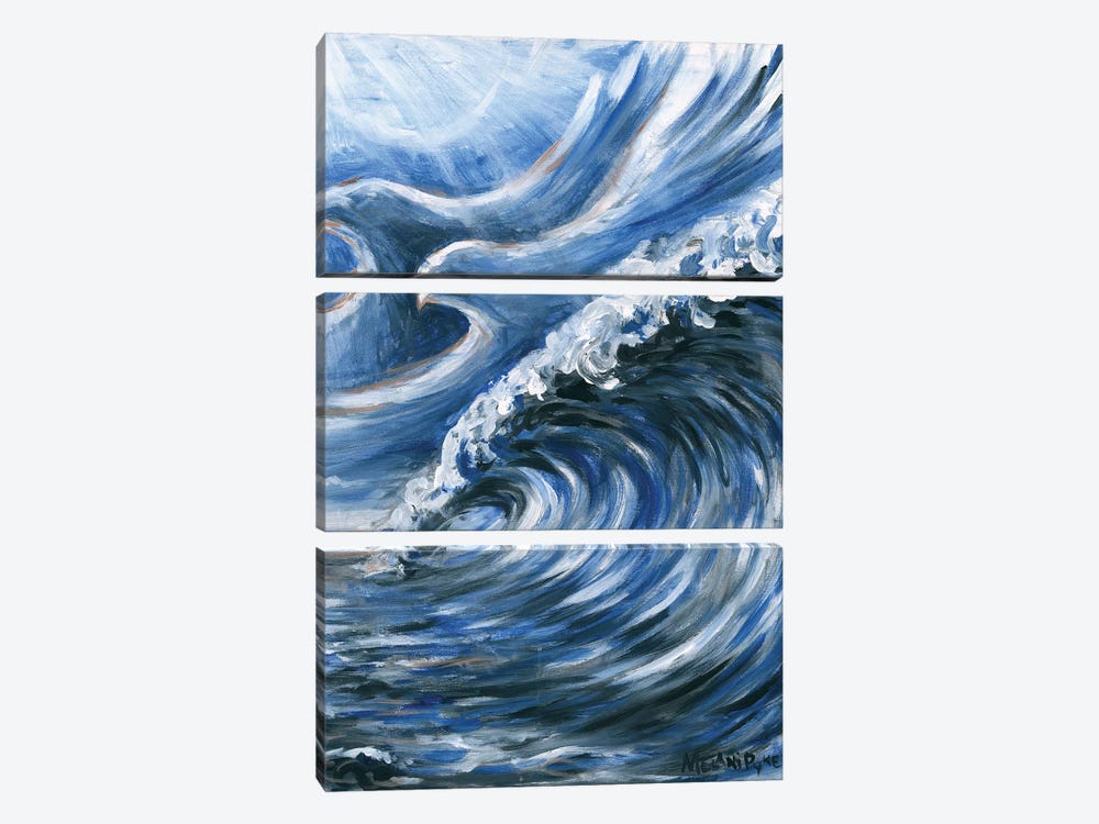 Waves Of Change by Melani Pyke 3-piece Canvas Wall Art