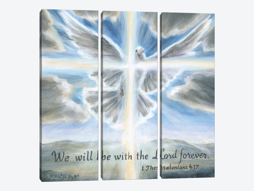 We Will Be With The Lord by Melani Pyke 3-piece Canvas Wall Art