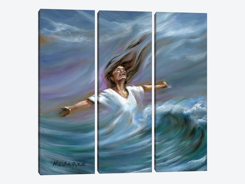 Wind And Waves by Melani Pyke 3-piece Canvas Art