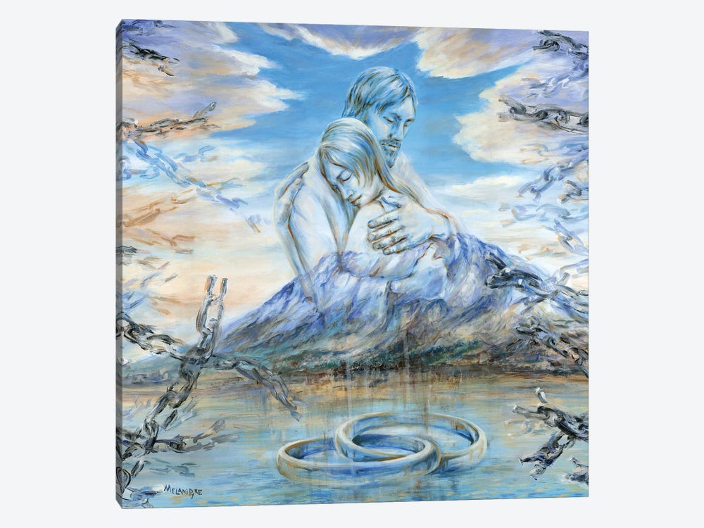 Broken Chains Eternal Promise by Melani Pyke 1-piece Canvas Art Print
