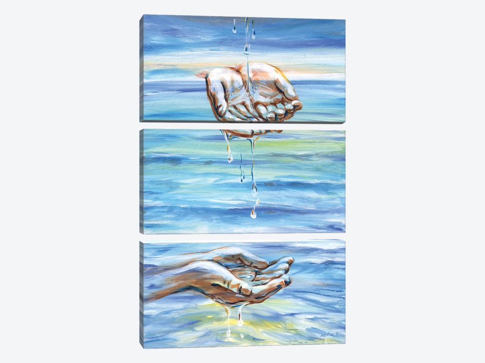 Spilling Over by Melani Pyke 3-piece Canvas Wall Art