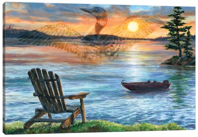 Spirit Of Cottage Country Canvas Art Print - Melani Pyke