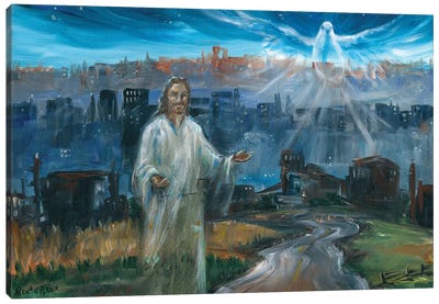 The Great Commission Canvas Art Print - Jesus Christ