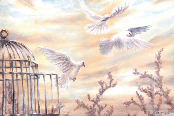 Doves & Pigeons: Escape by Melani Pyke