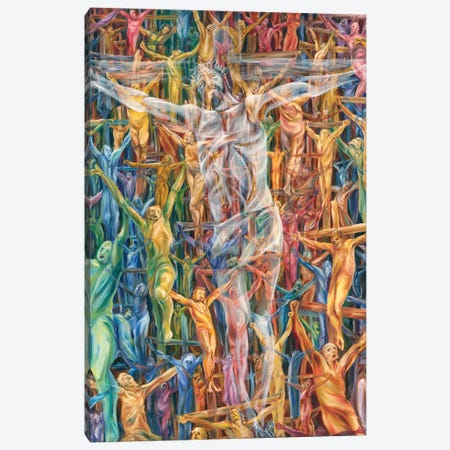 Crucified With Christ Canvas Print #PYE98} by Melani Pyke Canvas Art