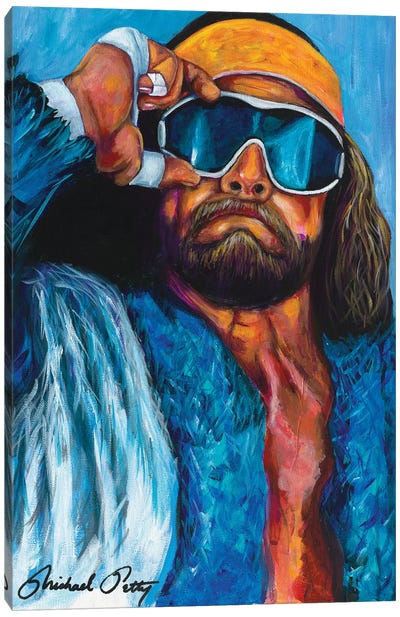 Macho Man Canvas Art Print - Michael Petty IV