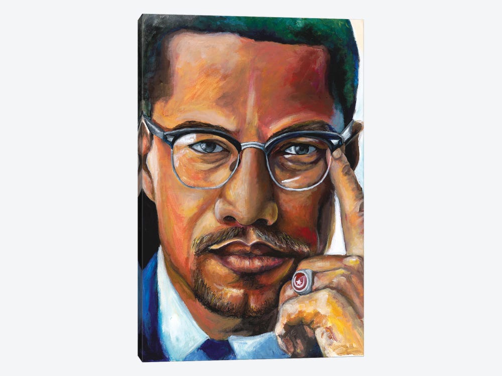 Malcolm X by Michael Petty IV 1-piece Art Print