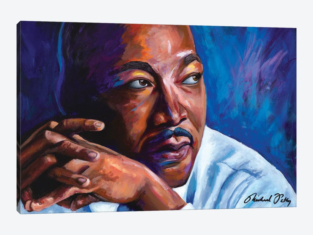 MLK (Martin Luther King) by Michael Petty IV 1-piece Canvas Art Print