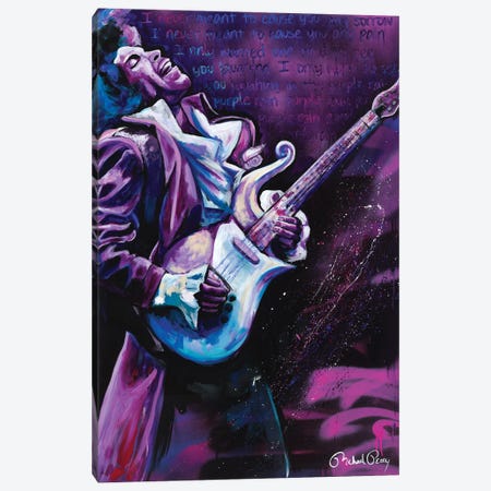 Purple Rain (Prince) Canvas Print #PYV15} by Michael Petty IV Canvas Wall Art