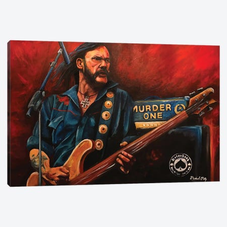 Lemmy Canvas Print #PYV20} by Michael Petty IV Canvas Art