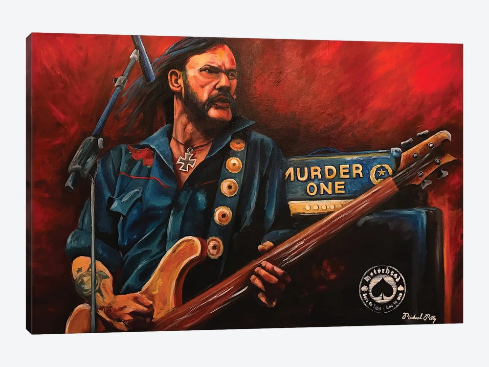Lemmy by Michael Petty IV 1-piece Canvas Art