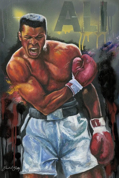 Sting Like A Bee (Muhammad Ali) by Michael Petty IV wall art