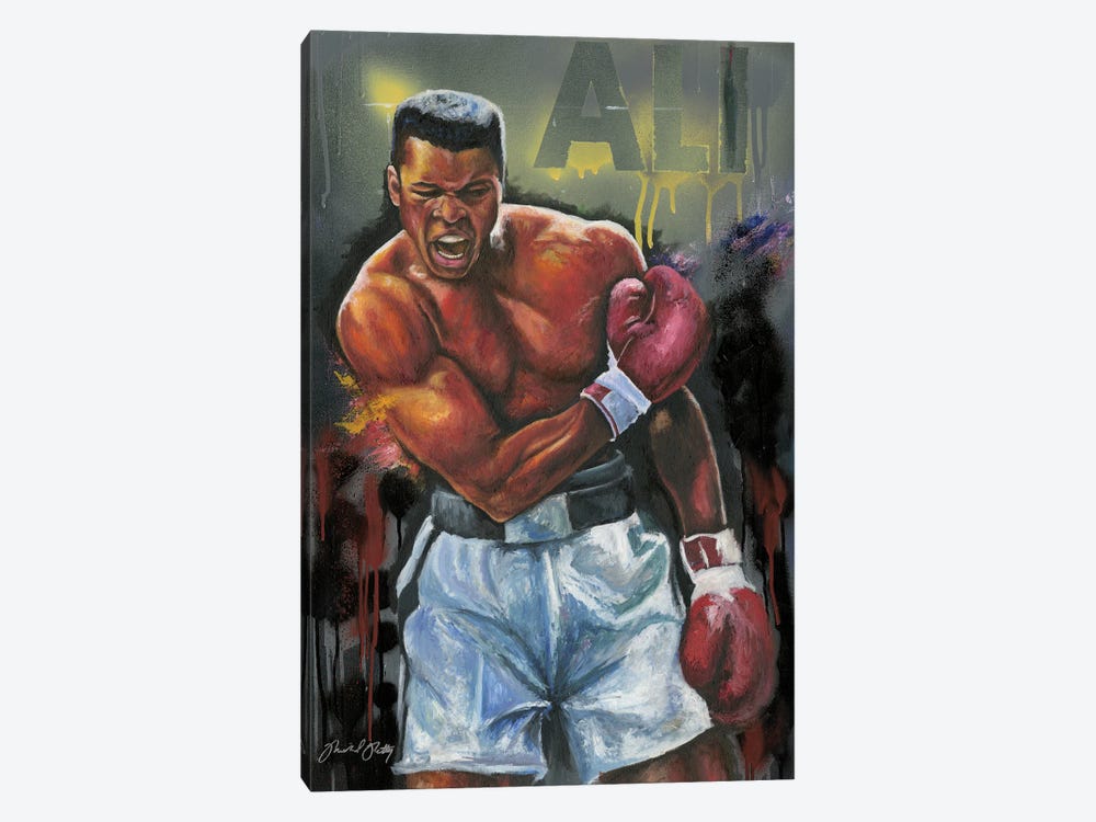 Sting Like A Bee (Muhammad Ali) by Michael Petty IV 1-piece Canvas Wall Art