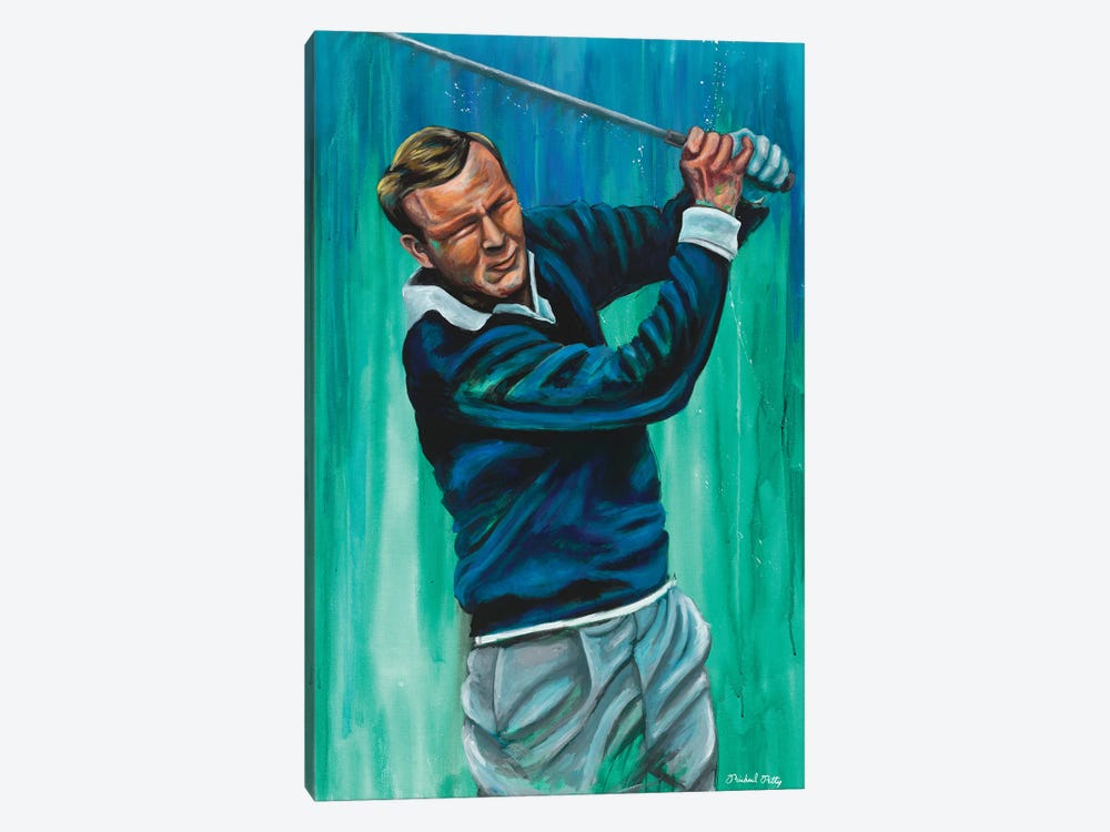 The King (Arnold Palmer) by Michael Petty IV 1-piece Art Print