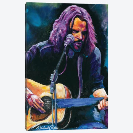 Cornell (Chris Cornell) Canvas Print #PYV8} by Michael Petty IV Canvas Artwork