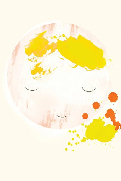 Sleppy Moon by Paola Zakimi framed wall art