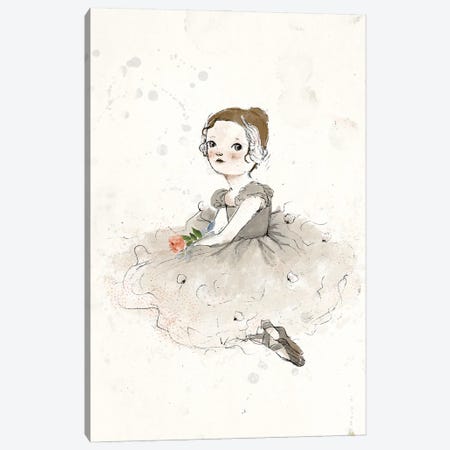 Ballerina Canvas Print #PZK109} by Paola Zakimi Art Print