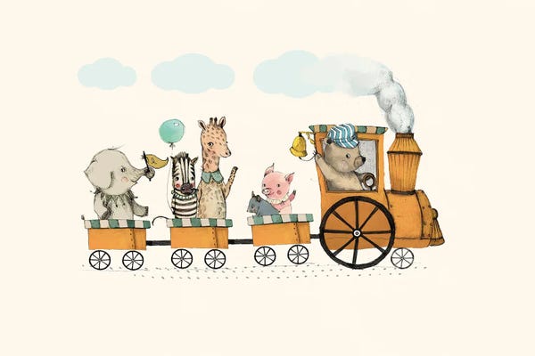 Giraffes: Animals Train by Paola Zakimi