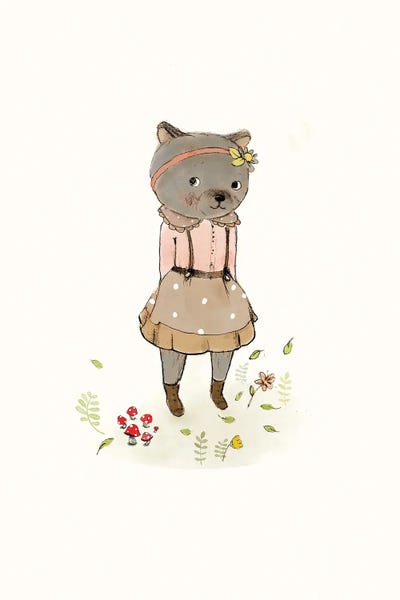 Bear Spring by Paola Zakimi art print