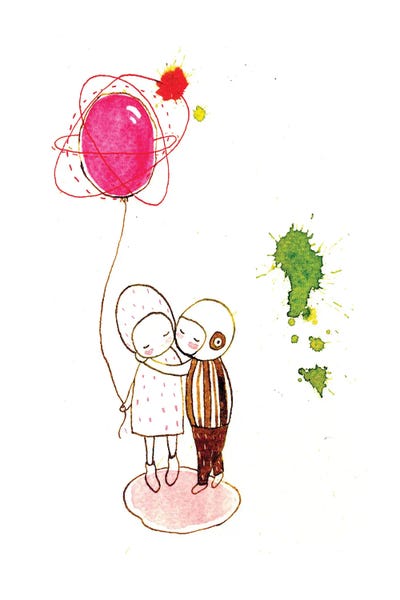 Balloons: Kiss Me by Paola Zakimi
